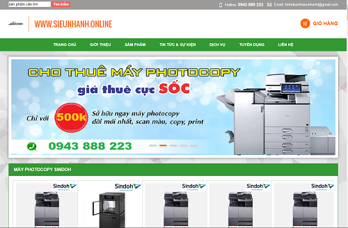 Địa chỉ cho thuê máy photocopy giá rẻ tại tphcm