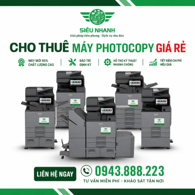 CHO THUÊ MAY PHOTOCOPY RẺ TRỌN GÓI