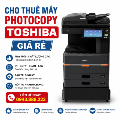 CHO THUÊ MÁY PHOTOCOPY TOSHIBA